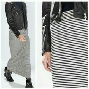 3/$25 Zara Striped Body Con Pencil Maxi Skirt